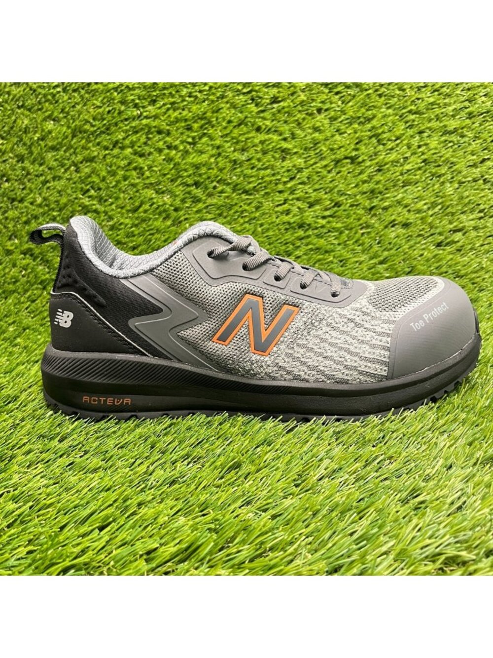 New Balance Speedware Mens Size 7 Gray Black Composite Toe Safety Work Shoes